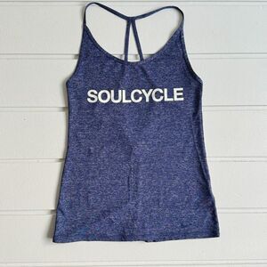 Nike Women’s Blue Logo Soul Cycle T Back Tank Top Size XS